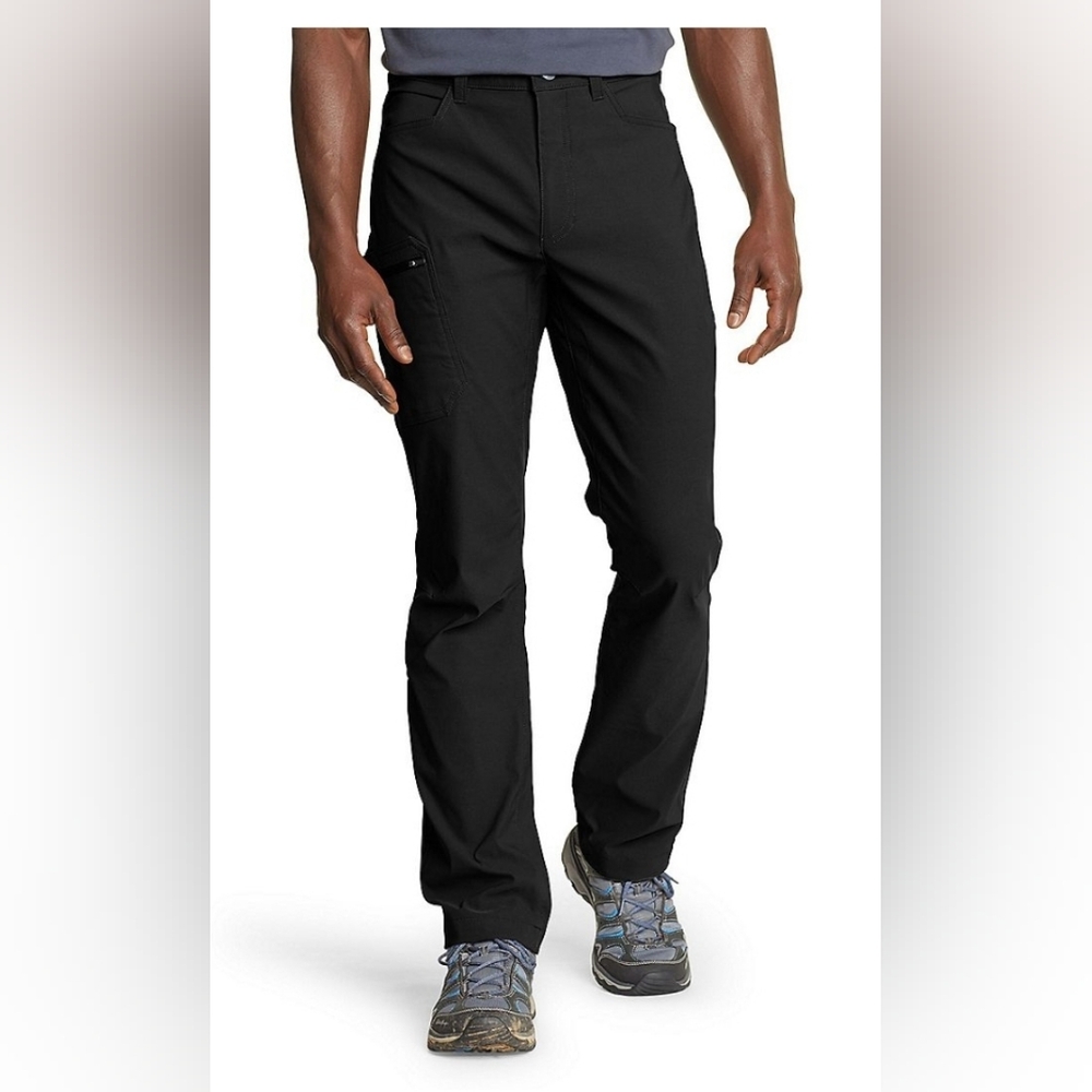 Men's Eddie Bauer UPF 50 Rainier Pant 40x32, Black